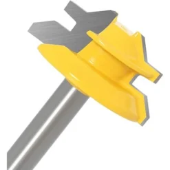 Fraise à Bois PREMIER ÉLOGE 45° Verrouiller Mitre Routeur Bit + Mèche De Langue + Fraise à Rainurer [8mm] - Outils de Menuiserie Professionnels -Toupie Soldes 64401579 5