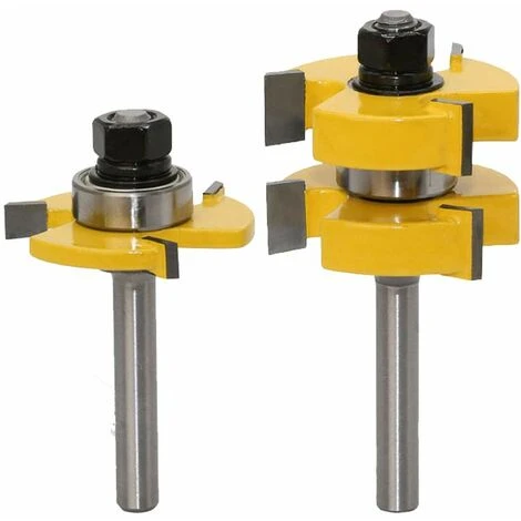 Jeu de 2 Couteaux à Percussion à Rainure et Languette 8 mm - Outil de Travail du Bois - Fraise pour Défonceuse, Affleureuse et Toupie 3 Jeu de 2 Couteaux à Percussion à Rainure et Languette 8 mm - Outil de Travail du Bois - Fraise pour Défonceuse, Affleureuse et Toupie