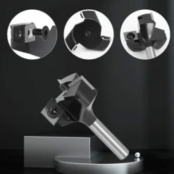 HEGUYEY Fraise à Bois à 3 Cannelures pour Défonceuse, Diamètre 6mm - Idéale pour Spoilboard, Rabotage et Aplanissement 9 HEGUYEY Fraise à Bois à 3 Cannelures pour Défonceuse, Diamètre 6mm - Idéale pour Spoilboard, Rabotage et Aplanissement -Toupie Soldes 64680340 4