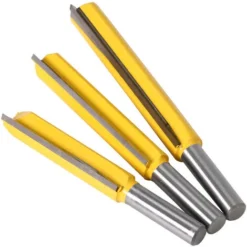 Fraise à Copier 8mm Tige, Outils de Fraisage de Menuiserie avec Roulement Supérieur - 3Pcs -Toupie Soldes 64940100 5