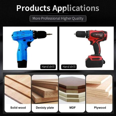 Kit de Scie Cloche Circulaire Réglable 30-200 mm - Outil de Bricolage pour Bois et Cloisons Sèches 7 Kit de Scie Cloche Circulaire Réglable 30-200 mm - Outil de Bricolage pour Bois et Cloisons Sèches – Image 5