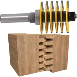 OSQI Fraise à Défonceuse 1/2 Pouce pour Assemblage à Tenon et Mortaise - Outil de Menuiserie Professionnel -Toupie Soldes 65506989 4