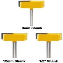 ELLE Couteau à Lit Transparent de Grand Diamètre 12,7 mm pour Fraiseuse, Défonceuse et Toupie -Toupie Soldes 65533232 4