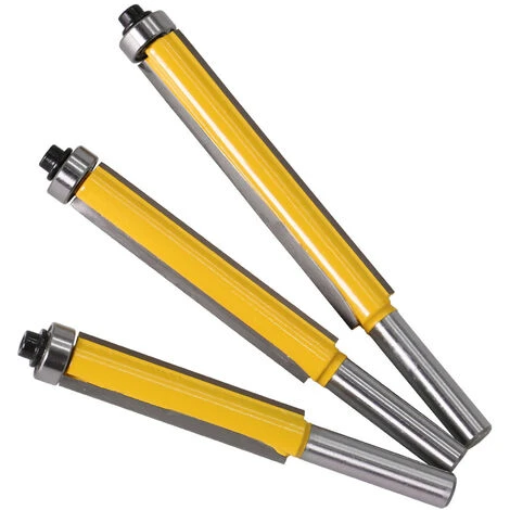 GALOZZOIT Fraise à Bois 3 Pièces avec Roulement Supérieur - Pour Défonceuse, Affleureuse et Toupie 4 GALOZZOIT Fraise à Bois 3 Pièces avec Roulement Supérieur - Pour Défonceuse, Affleureuse et Toupie – Image 2