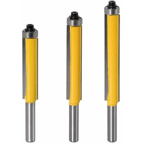 FLETÉÇA 3 Pcs Fraise à Bois Extra-longue pour Défonceuse, Affleureuse et Toupie - Poignée de 8mm 5 FLETÉÇA 3 Pcs Fraise à Bois Extra-longue pour Défonceuse, Affleureuse et Toupie - Poignée de 8mm – Image 3