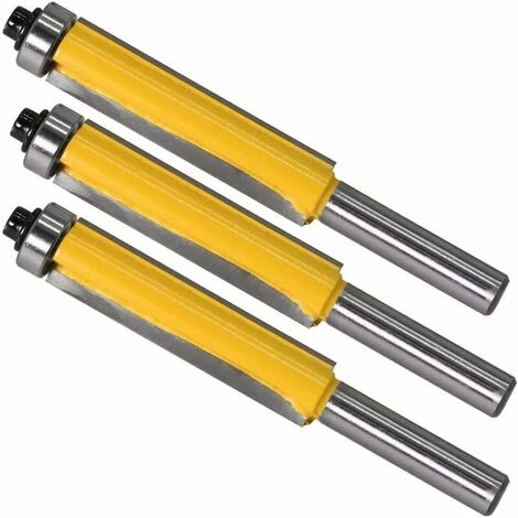 FLETÉÇA 3 Pcs Fraise à Bois Extra-longue pour Défonceuse, Affleureuse et Toupie - Poignée de 8mm 6 FLETÉÇA 3 Pcs Fraise à Bois Extra-longue pour Défonceuse, Affleureuse et Toupie - Poignée de 8mm – Image 4