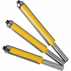 FLETÉÇA 3 Pcs Fraise à Bois Extra-longue pour Défonceuse, Affleureuse et Toupie - Poignée de 8mm 11 FLETÉÇA 3 Pcs Fraise à Bois Extra-longue pour Défonceuse, Affleureuse et Toupie - Poignée de 8mm -Toupie Soldes 66968111 5