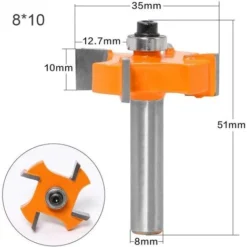MÈRE ÉTERNEL 3pcs Fraise à Bois T-Forme 8mm - Set de 4 Lames pour Défonceuse, Affleureuse et Toupie - Lames Hauteur 6mm, 8mm, 10mm - Outil de Travail du Bois Orange 10 MÈRE ÉTERNEL 3pcs Fraise à Bois T-Forme 8mm - Set de 4 Lames pour Défonceuse, Affleureuse et Toupie - Lames Hauteur 6mm, 8mm, 10mm - Outil de Travail du Bois Orange -Toupie Soldes 67143994 4