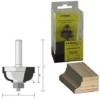 FAMAG Fraise Pour Profil Congé D. 28,6 mm Ht. 12,7 mm R4,8° Lt. 51 mm Queue 8 mm avec Roulement à Billes - Fraise Pour Défonceuse, Affleureuse Et Toupie -Toupie Soldes 67284175 1