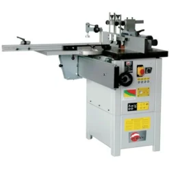 Toupie à Bois Leman - Toupie En Arbre De 30 Avec Chariot 30mm 2800W 400V - TOU030T - Haute Performance