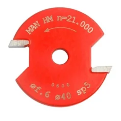 Disque à Rainurer D. 40 x 5 mm - Sidamo 680880 - Fraise pour Défonceuse, Affleureuse et Toupie