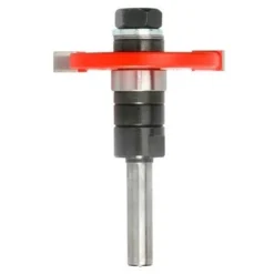 Arbre Porte-disque et Disque à Rainurer Q. 8 x D. 40 x 5 mm avec Guide à Billes - Sidamo 692155 - Fraise pour Défonceuse, Affleureuse et Toupie