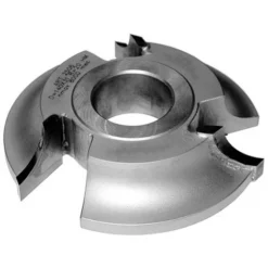 FORÉZIENNE Fraise 1/4 Rond Rayon 6 mm pour Défonceuse, Affleureuse et Toupie - D. 140 x Al. 50 mm x Z 3 Coupes HM - FRAI0051