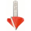 Fraise à Rainurer Droit En V Bosch 8x90x31.8x19 - Pour Défonceuse, Affleureuse et Toupie -Toupie Soldes 9721419 1